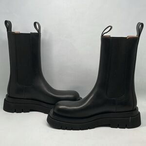 Bottega Veneta Lug Sole Leather Boots size 39.5